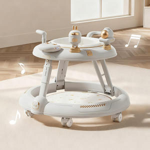 Voiture de marcheur de poussette de bébé pliable de qualité supérieure à une touche, peu encombrante, conception de sécurité 3 en 1 - Product Image 3