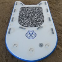 Planche de surf gonflable grise de vente en gros d'usine d'OEM pour le sauvetage de jet ski