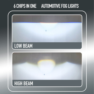 Xenplus LF14 Plus <span class=keywords><strong>2</strong></span> pouces voiture Led phares Drl jour lumière courante antibrouillard Led projecteurs de travail trois couleurs Led antibrouillard - Product Image 4