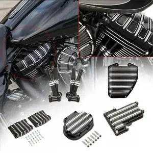 मोटरसाइकिल गेज ट्रांसमिशन बॉक्स कम सीएनसी इंजन वाला इंजन कवर के लिए कम सीएनसी इंजन कवर, ट्विन कैमरा 2008-2013 - Product Image 1