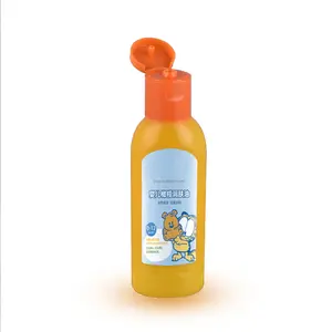 Botol Losion sampo Gel mandi bayi, botol Losion sampo, Gel Mandi, plastik, HDPE, kecil, 60ml