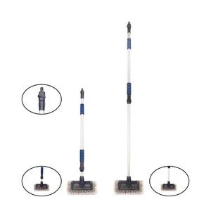 Brosse de nettoyage automatique de camion, brosse de nettoyage d'eau à longue manche avec flux d'eau extensible, <span class=keywords><strong>balai</strong></span> de <span class=keywords><strong>lavage</strong></span> de sol - Product Image 2