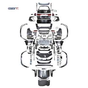 Kit de carrocería GBT LX600, piezas de ajuste de rejilla de parachoques para faros delanteros para accesorios Lexus 2008-2015 LX570, actualización a Conversión de modelo LX600 - Product Image 2