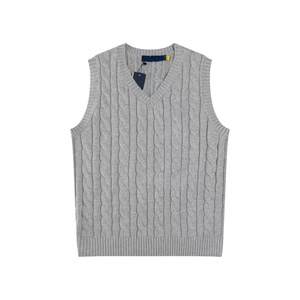 Wholesale Cable-Knit V-<strong>Neck</strong> <strong>Sleeveless</strong> Sweater Vest for Women - Versatile Inner Layer Top - Product Image 3