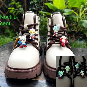 Zapatillas Blancas de Goma con Diseño Floral Decorativo Luminoso para Hebilla de Zapatos Simpson y Cordones Directos - Product Image 2