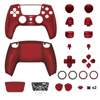Coque avant, arrière complète avec boutons pour manette PS5-Kit de boutons complet inclus