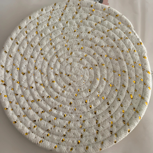 Napperons de table en corde de coton tressée, couleurs personnalisables, pour cuisine, sous-verres, articles artisanaux, fourniture directe usine pour commandes en gros - Product Image 4
