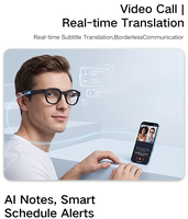 Lunettes caméra IA multifonctionnelles avec traduction en temps réel et assistant vocal pour un usage quotidien professionnel
