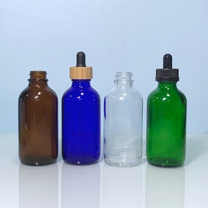 1oz 2oz 4oz Hair Oil Transparent Blue Amber <b>Green</b> Serum Essential Oil Glass Dropper Bottle 15ml 30ml 60ml 120ml - Product Image 5