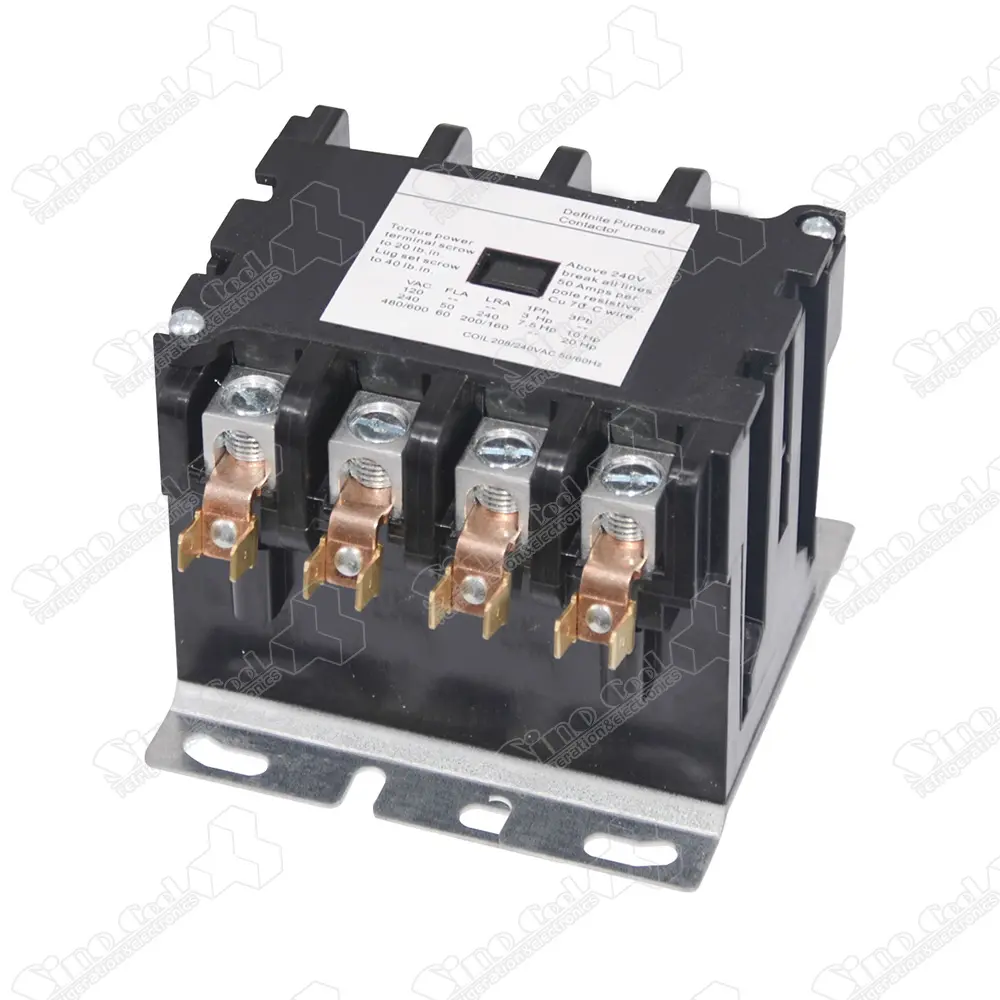 Производитель 1P 2P 3P 4-полюсный контактор кондиционера переменного тока 220 В магнитный контактор