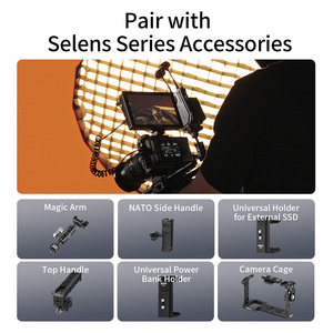 Selens Aluminum Alloy 1/4 <strong>3</strong>/8 Screw Universal Mount <strong>Mini</strong> Quick Release Base Receiver for Camera Tripod Monitor Vlog <strong>Rig</strong> - Product Image 5