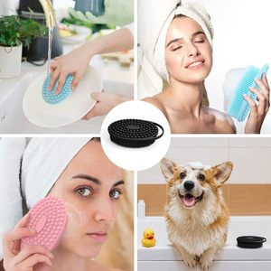 Cepillo de Silicona Suave para Ducha y Baño 2 en 1, Esponja Exfoliante de Silicona, Cepillo para Champú y Exfoliante Corporal de Silicona - Product Image 2
