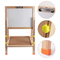 Pizarra de Madera para Oficina Escolar Foska, Pizarra de Dibujo para Niños, Pizarra Magnética para Niños, Pizarra de Escritura y Dibujo
