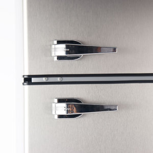 Réfrigérateur BCD-210 de style simple en inox, poids 43 kg, réfrigérateur vertical à compresseur - Product Image 5