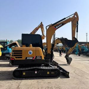 Miniexcavadoras SANY SY55C Usadas Originales para la Industria Minera, 55 Toneladas, SY35 SY55U SY60, Gran Potencia, Buen Estado, Motor - Product Image 1