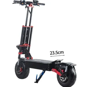 2021 iEZway İngiltere abd ab depo sıcak satış 5600w Off road 48V Potente yetişkin elektrikli Scooter güçlü pil çift motor