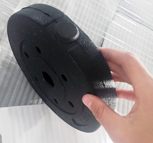 Wholesale <b>Cheap</b> PVC Dumbbell Grip Plate Black 0.5-10kg & Home Use Eco-Friendly - Product Image 4