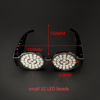 Qualité Multi Couleur Strobe Led Clignotant Lunettes Bar Discothèque Danse Fête Fournitures Décoration Led Lunettes