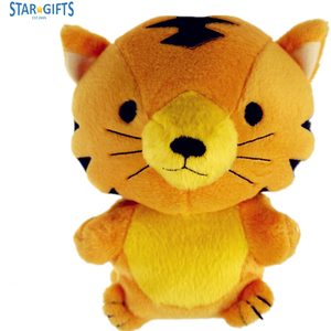 ตุ๊กตาเสือจิบิสุดน่ารัก ของเล่นตุ๊กตาสัตว์นุ่มนิ่มสำหรับทุกวัย ของขวัญและของตกแต่งสุดน่ารัก - Product Image 1