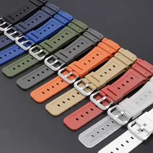 Wholesale Wrist Watchbands Watch Bands For Casio GA-2100/2110 TPU Quick Release Men Women 16mm Watch Strap