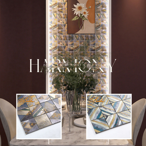 Azulejo de pared de mosaico de aluminio, diseño de fondo del mar Mediterráneo para decoración del hogar, revestimiento de paredes interiores comerciales y residenciales - Product Image 1