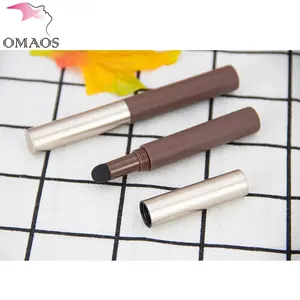 Temporary Hair Root Touch Up Shadow Stick With Sponge Eyebrow Dyeing Powder Hair Root Hair Hairline Powder Stick