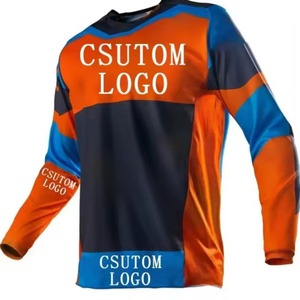 เสื้อทำงานผู้ชาย สกรีนโลโก้ได้ แขนยาว ระบายอากาศ แห้งเร็ว ป้องกันรังสียูวี UPF 50 สำหรับขี่มอเตอร์ไซค์และแข่งรถ - Product Image 5