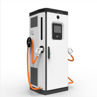 Station de recharge rapide pour véhicules électriques 100KW 320KW à double connecteur DC, CCS CHAdeMO, directement du fabricant (35 ans d'expérience)