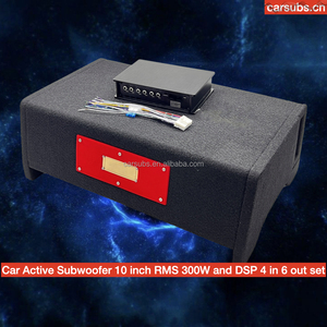 <span class=keywords><strong>Subwoofer</strong></span> actif pour voiture Fullrange 10 pouces RMS 200W SVC 4 Ohm et amplificateur DSP pour voiture 4 en 4 Hi Level 6 RCA 50W 4CH Classe AB - Product Image 2