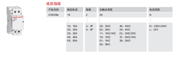 CDCH8S Modular Contactor Automatic Control Device Power Equipment
