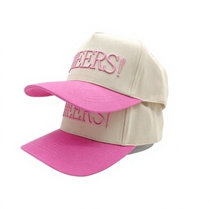 Gorra de Béisbol de 5 Paneles con Logotipo Personalizado en Dos Tonos, Logotipo Bordado Personalizado, MOQ Bajo, Fabricante de Gorras Profesional de Marca Privada OEM - Product Image 3