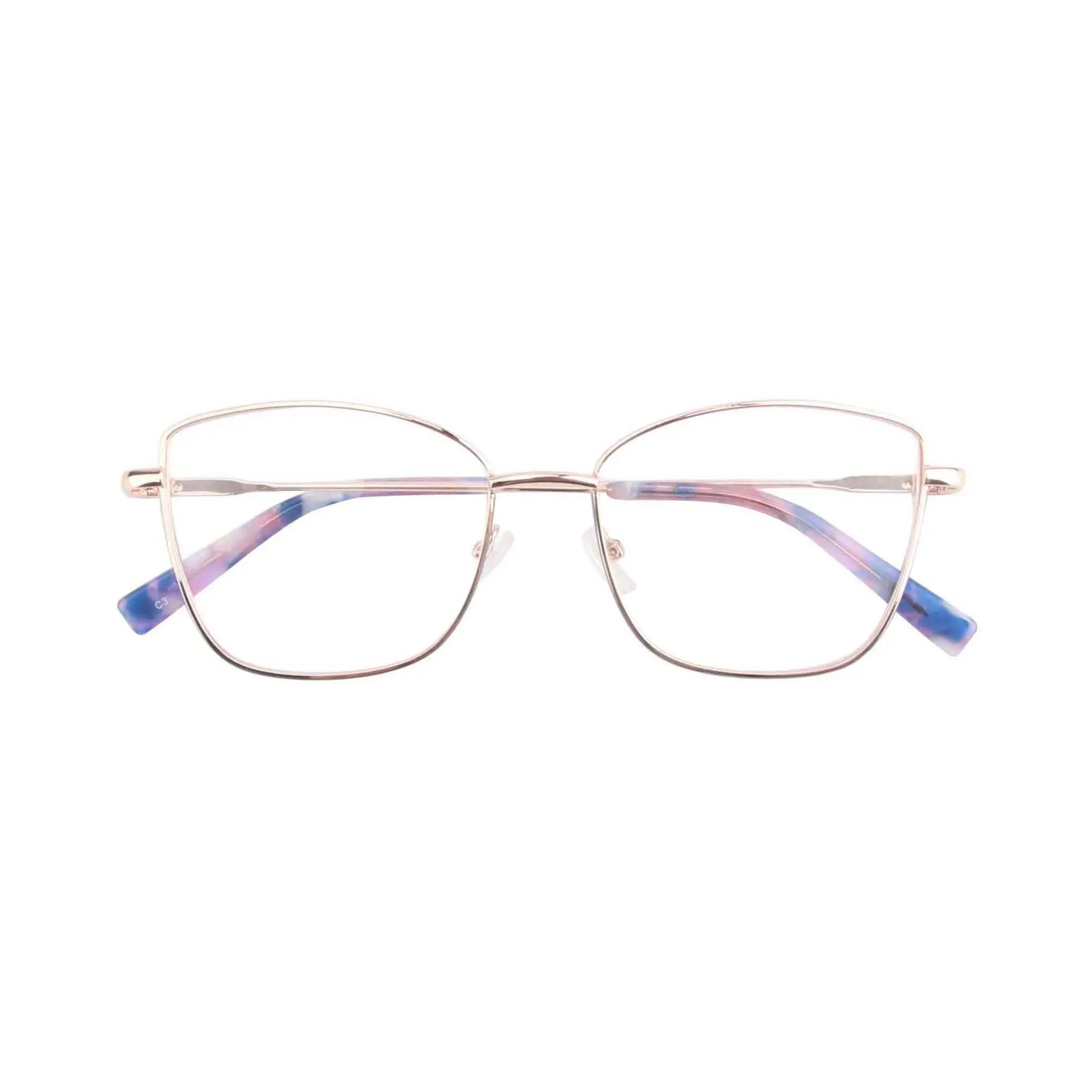 Custom Logo Fashion Womens Cat Eye Eyeglasses Glasses Optical Frame Gafas