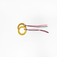 ZXGS 20mm diamètre 3.6kHz piézoélectrique céramique Buzzer cuivre soudure fil alarmes 15mm céramique disque 24000PF capacité modèle