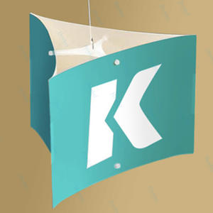 Supports triangulaires en plastique <span class=keywords><strong>pour</strong></span> affiches graphiques, kits mobiles avec crochet de plafond, clips universels <span class=keywords><strong>pour</strong></span> bord de panneau - Product Image 2