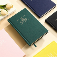 Carnet de Prières Quotidiennes Personnalisé A5 en Lin Rigide – Journal d'Affirmation, de Gratitude et de Soins Personnels – Planificateur de Manifestation – Cahier de Prières Imprimé