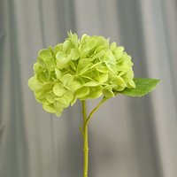 Bunga Hydrangea Buatan Tangan dari Pabrik Cina, Bahan PU Sentuhan Asli, Gaya Modern, Pengiriman Cepat untuk Kelulusan Bayi Baru Lahir