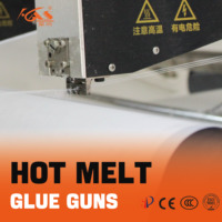 Applicateur de colle thermofusible personnalisé, pistolet à fil élastique pour la fabrication de couches, produits sanitaires et solutions pour l'industrie médicale