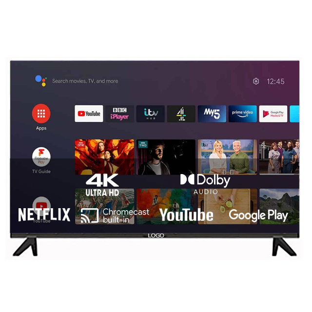 2023 New Design Hot 32 43 50 55 Inch Led Television Smart Tv 32inches Led Android Smart Tv