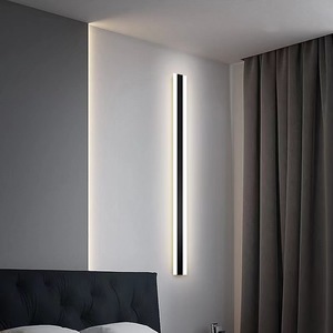 ไฟติดผนัง LED แบบยาวสำหรับภายนอกอาคาร อลูมิเนียมอัลลอยด์ 60 LED มุมลำแสง 20 องศา ไฟสวนกันน้ำสำหรับใช้งานกลางแจ้ง - Product Image 3