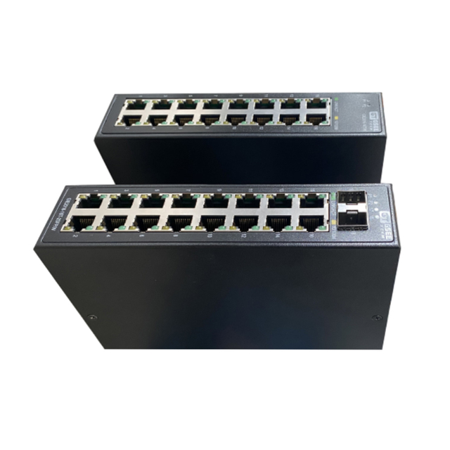 Factory-Supported 18-Port Compact Unmanaged Enterprise Switch Customizable Industrial Switches for Multiple Protocols