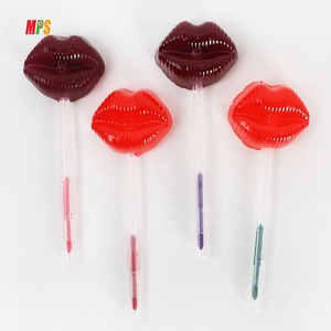 Ingrosso nuovo Design <span class=keywords><strong>colorato</strong></span> senza zucchero <span class=keywords><strong>caramelle</strong></span> giocattoli Texture dura lecca penna con sapore fruttato scatola decorazione Doces dolce - Product Image 3