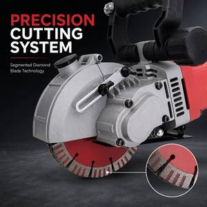 <span class=keywords><strong>Scanalatrice</strong></span> Elettrica Senza Polvere da 6500W <span class=keywords><strong>con</strong></span> Posizionamento Laser, Macchina per Taglio Scanalature Profonde nel Calcestruzzo, Strumento per Scanalature da 52mm in un Solo Passaggio - Product Image 5