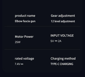 Ucuz elektrikli kas stimülatörü geri masaj tabancası uzun sap u-şekilli derin doku el Fascial silah - Product Image 5