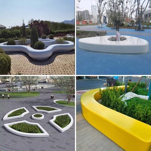Tree Pit Chair Outdoor Leisure Seat Shopping Mall Flower Pot Public Rest Area Beautiful Decoration Special-shaped Stool - Product Image 2