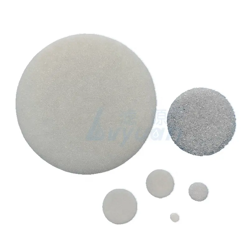 Porous Polyethylene PE Sintered Glass disc fritted filter disk frit discs for fiberglass SPE Pipette chromatography column
