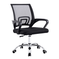 Échantillon Gratuit Chaises de Bureau Abordables Sillas Para Oficina Chaise de Bureau Ergonomique Pivotante en Maille pour Visiteur et Manager
