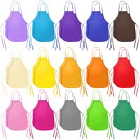 Tablier de cuisine jetable imprimé personnalisé, imperméable, durable, tablier d'art, tablier mignon en non-tissé pour les tout-petits et les enfants