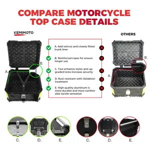 Boîte de rangement pour moto en aluminium CNC, coffre de toit, bagages de voyage pour <span class=keywords><strong>BMW</strong></span> R1200gs Adventure <span class=keywords><strong>1200</strong></span> <span class=keywords><strong>Gs</strong></span> R1250GS ADV - Product Image 3