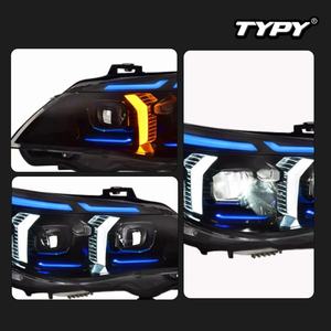 Nouveaux phares à LED pour Série 5 E60 2003-2010 avec feux de jour bicolores 6000K et clignotants - Product Image 5