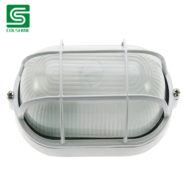 IP65 Waterproof Oval Bulkhead LED Light Outdoor Wall or Ceiling Fixture for Modern Use